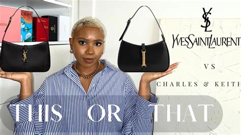 charles and keith ysl dupe|charles and keith handbags.